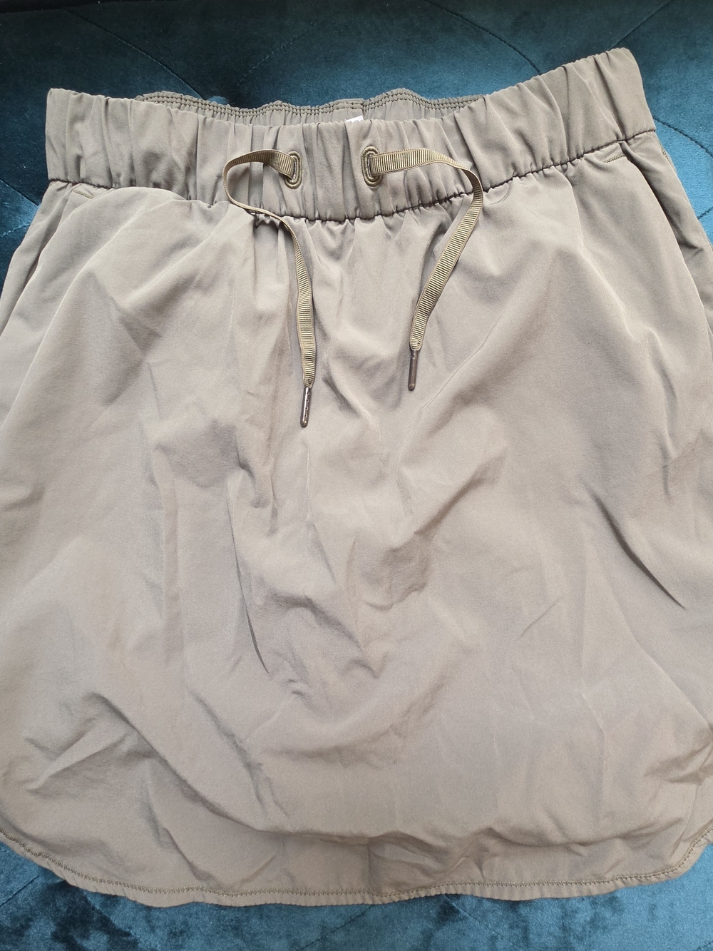 Athletic Works Women's Drawstring Skort Shorts in Olive